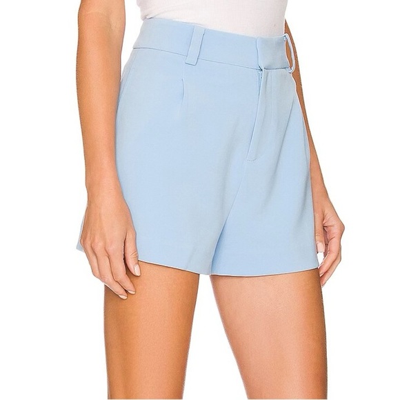 Generation Love Sena Crepe Shorts  in Cornflower Blue - Picture 3 of 10